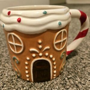 Gorgeous Gingerbread House Mug Icing Candy Christmas Gift Beautiful Handpainted